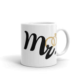 Mr. and Rings Newlywed Honeymoon Couple Coffee Tea Cup Mug, Mugs, $ 17.50, A Moment Of Now™